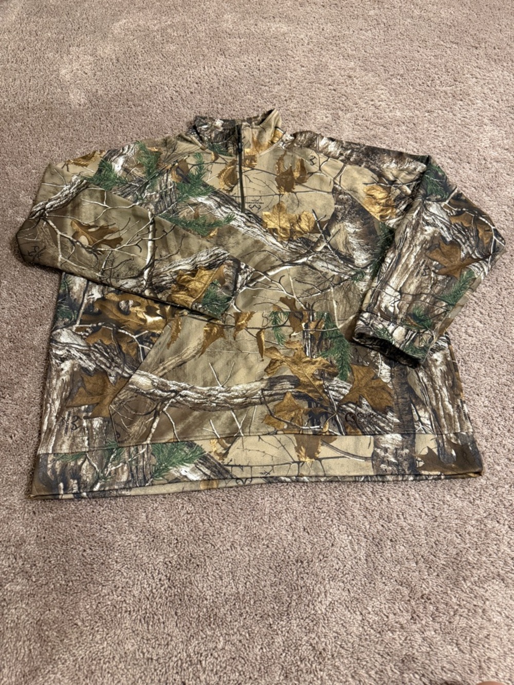 Gander Mountain guided series real tree Camouflage camo Zip-Up Jacket
